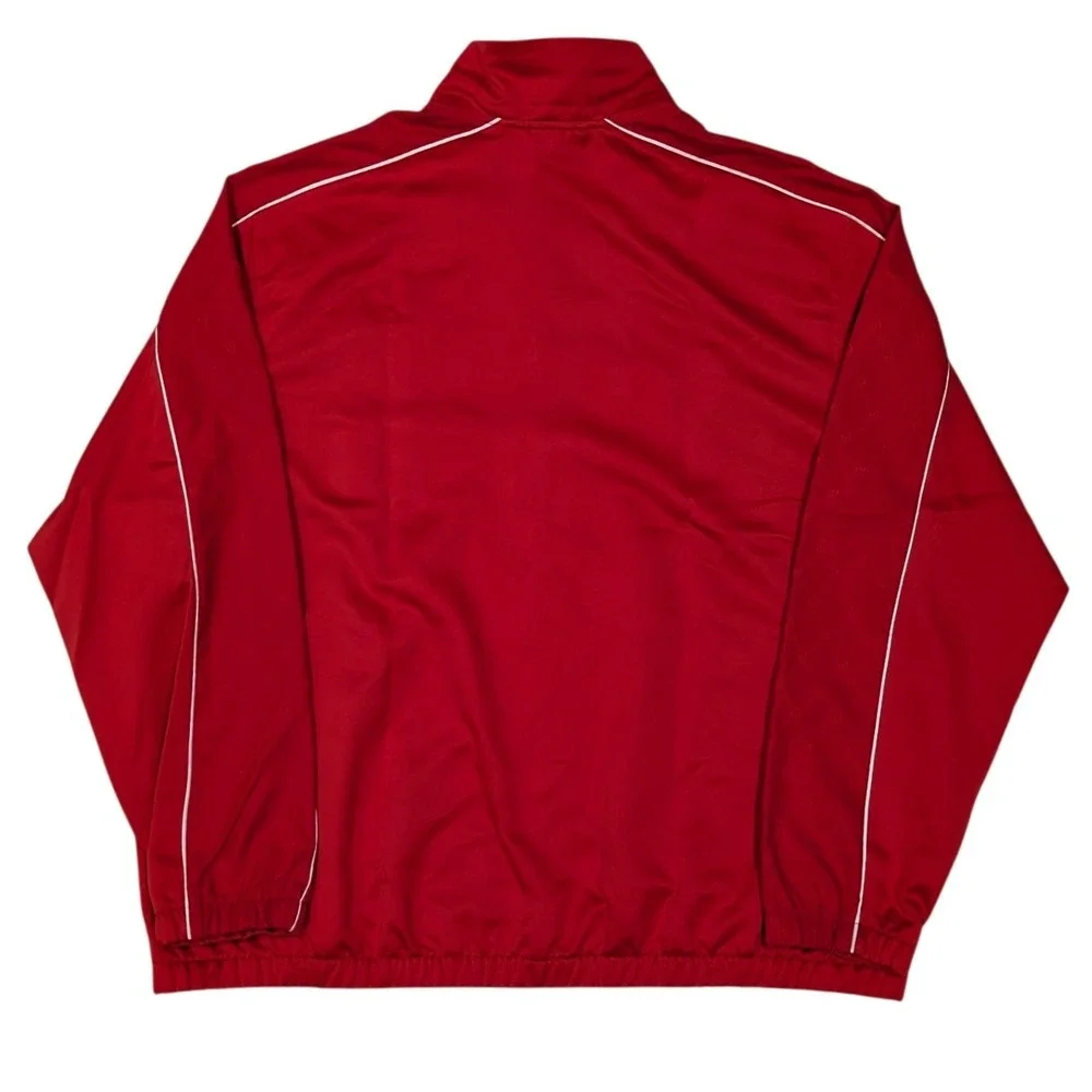 Adidas Mahomes Track Jacket Red White Logo Full Zip Mens Athletic Sportswear 2XL